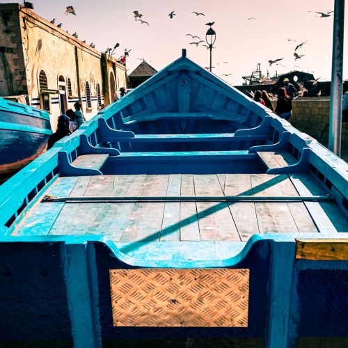 barque de pêcheur à essaouira